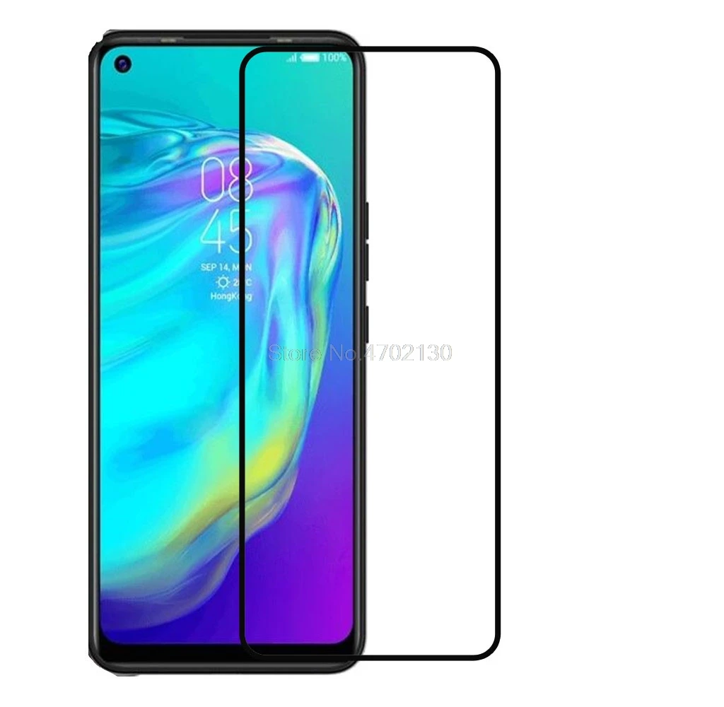 

Защитное стекло с полным покрытием для Tecno Pova, защитное закаленное стекло для Tecno Pova, защита экрана с полным покрытием
