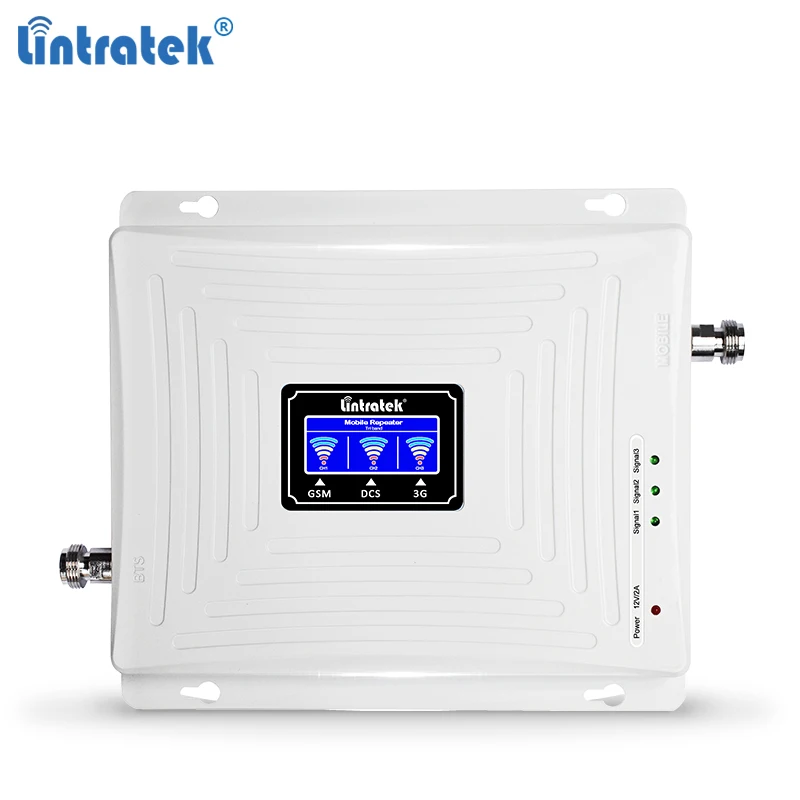 Lintratek усилитель сигнала 900 1800 2100 gsm репитер 3g 4g сотовой связи интернета 2g нет