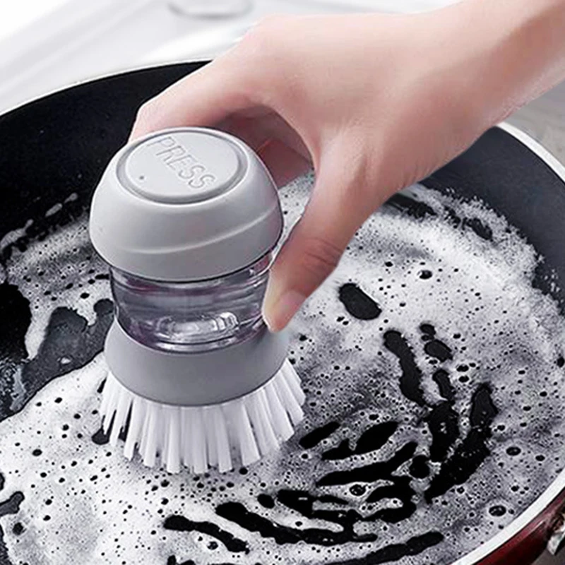 

Liquid Pot Washing Brush Kitchen Supplies Stove Cleaning Brush Household Bristles Cleaning Brush Small Brush For Washing Pot