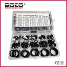 Уплотнительные кольца черные, 15 Размеров, 200 шт., NBR резиновое уплотнение