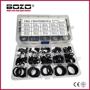 Уплотнительные кольца черные, 15 Размеров, 200 шт., NBR резиновое уплотнение