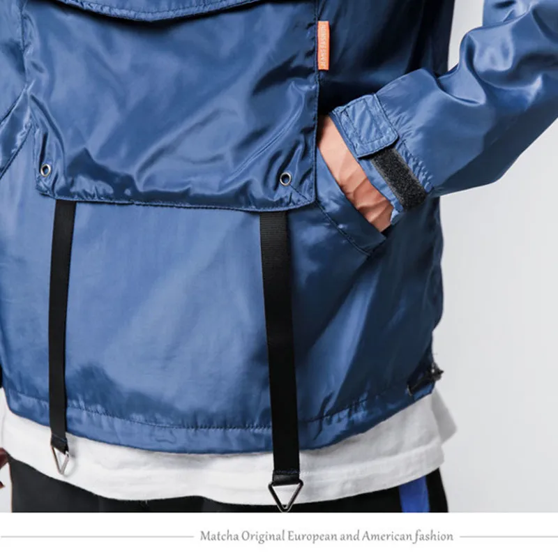 

Spring And Autumn Jackets Men's Casual Hooded coat Fashion Streetwear Casual Zipper Sweatshirts Male Tracksuit