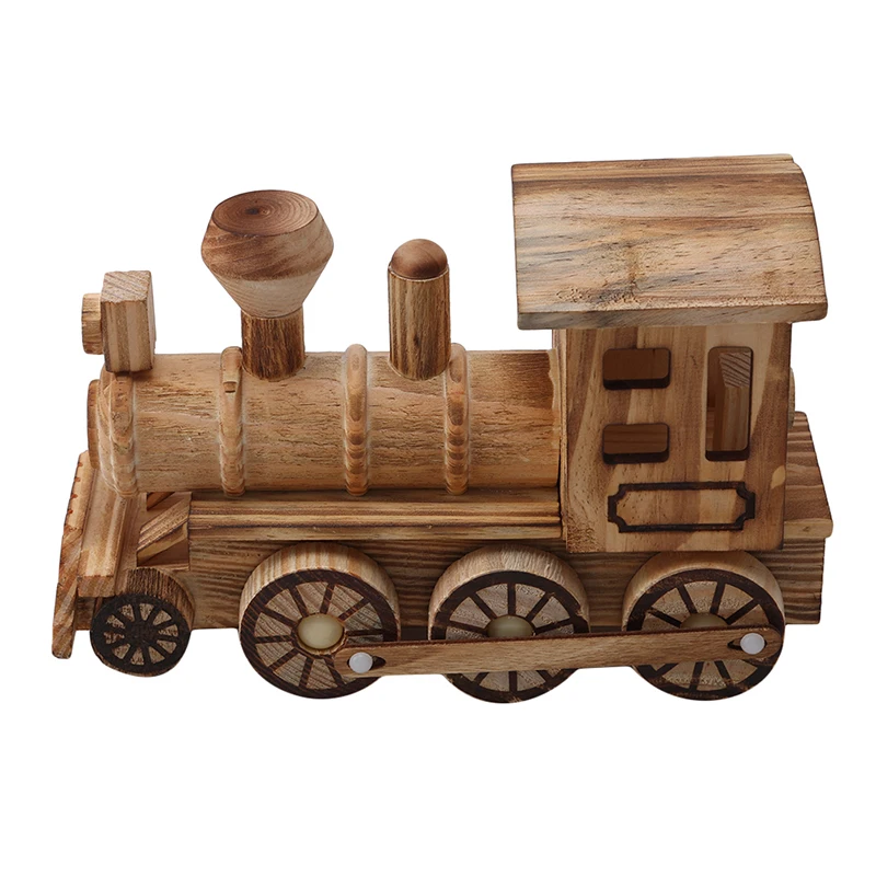 Деревянная Транспортировочная форма с головкой поезда для детей украшение дома