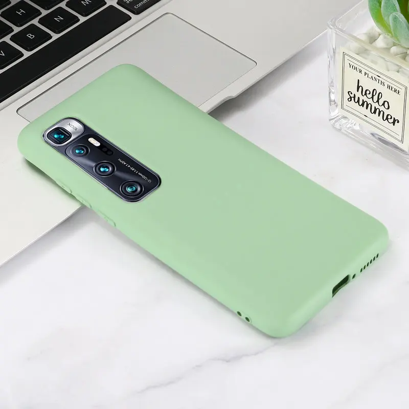 

Xiaomi Mi 10 Ultra Case Luxury Shockproof Phone Case For Xiaomi Mi 10 Ultra Candy Colors Silicone Protection Back Cover 6.67"