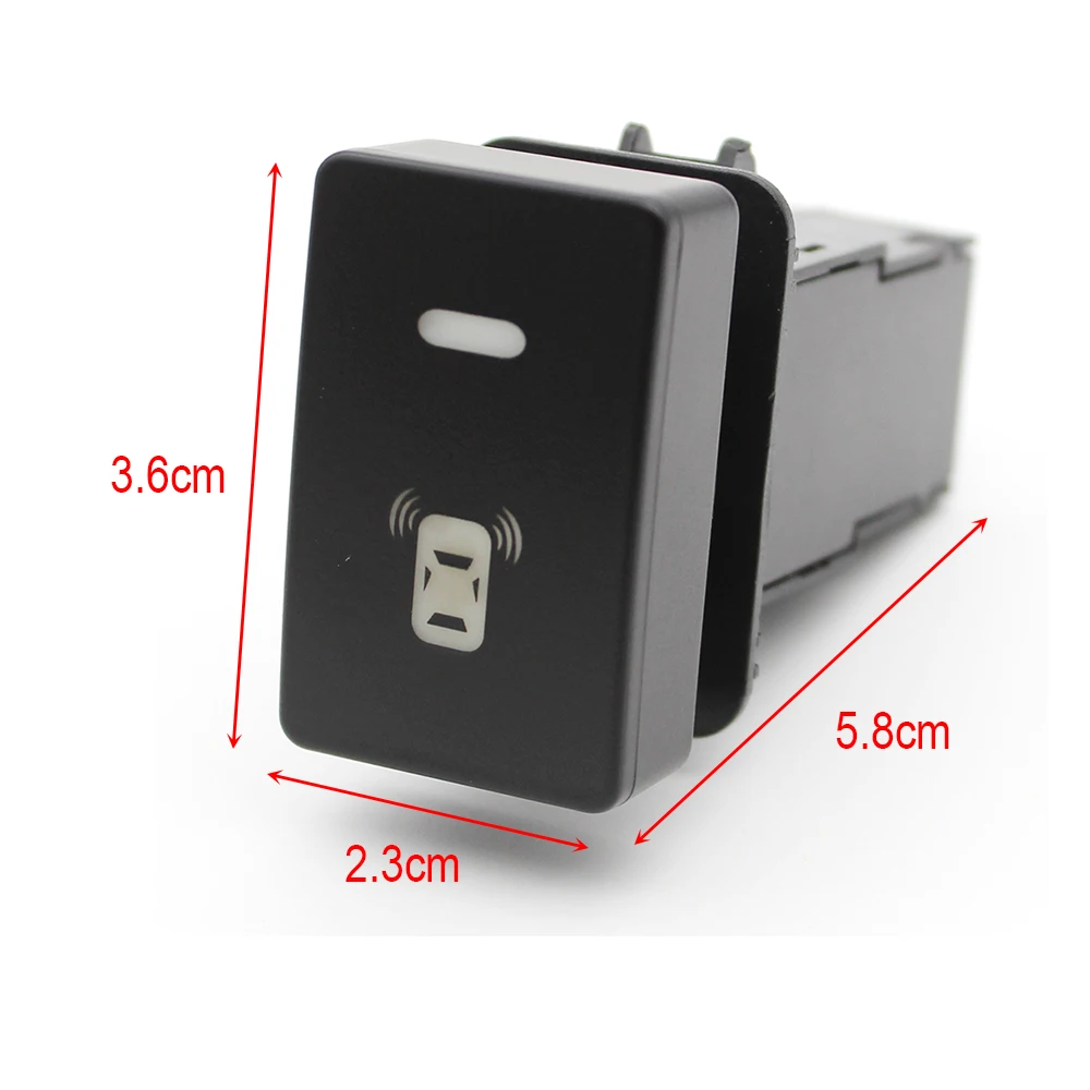 Кнопка переключения датчика парковки автомобильного радара с проводом для Honda