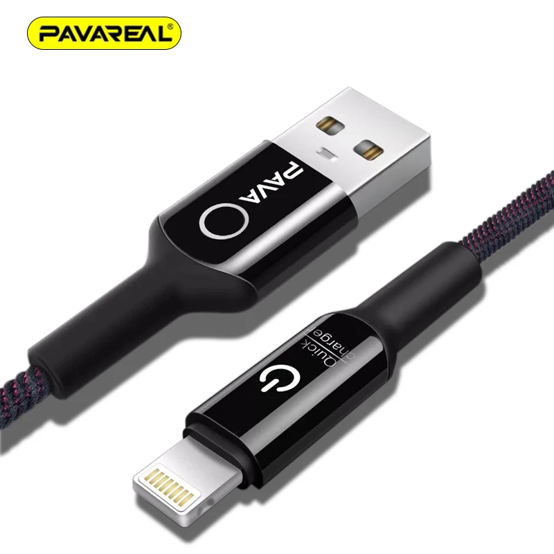 2.4A For Apple USB Charging Data Cable 1M iPhone X 7 6 8 6S 5S Plus XS MAX XR iPad Mini IOS 12 Pin Fast Charge | Мобильные телефоны