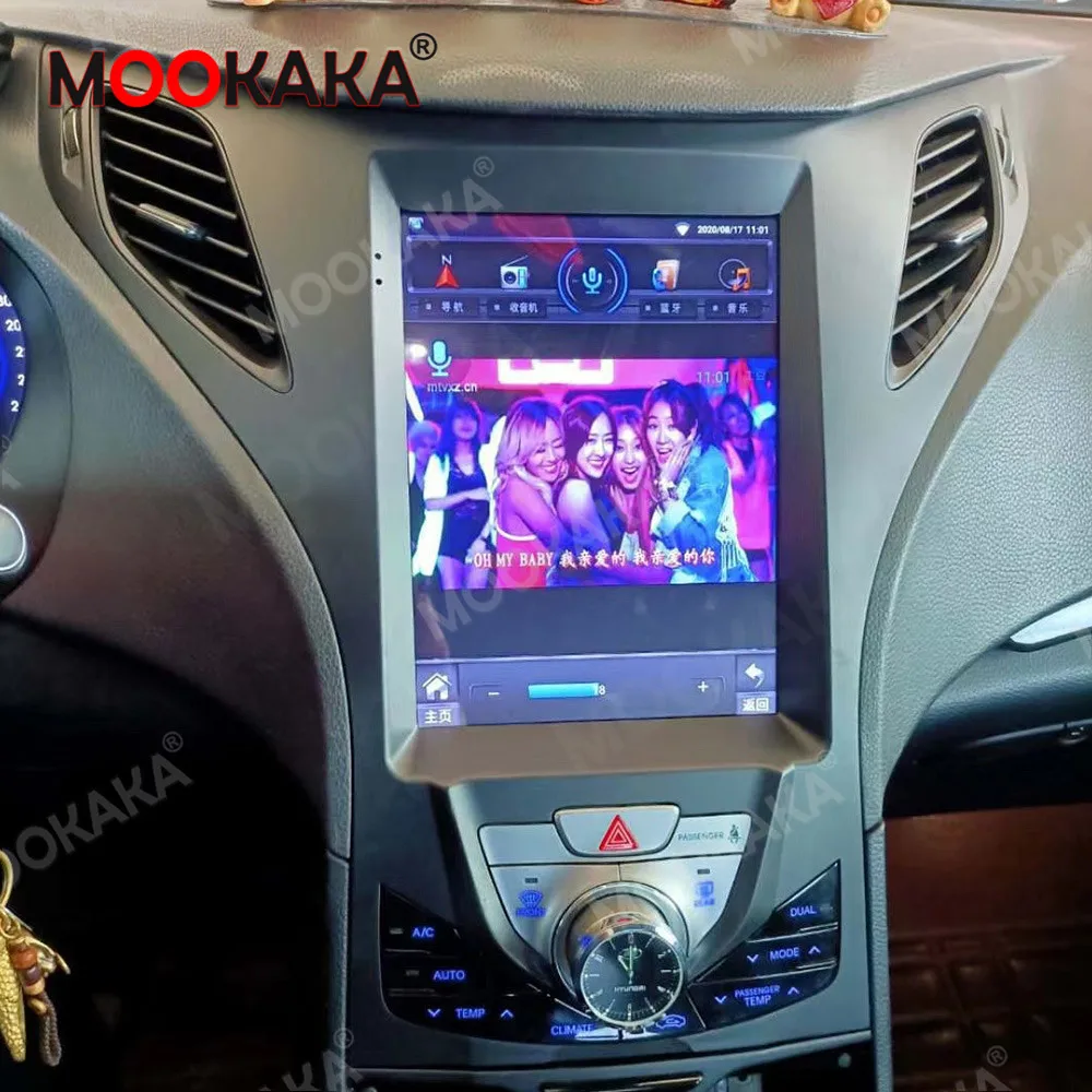 Автомобильный мультимедийный плеер для Hyundai AZERA greatcar радио Android Tesla вертикальный