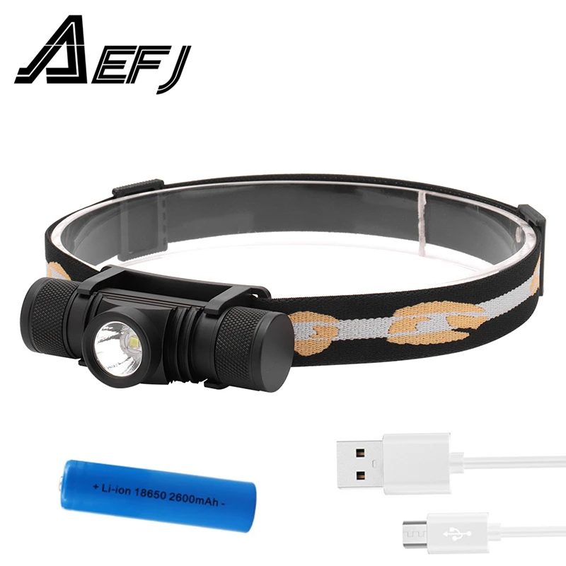 

XM-L2 LED Mini Headlamp High Power 2000lm Headlight 18650 Rechargeable Head Torch Camping Hunting Waterproof Flashlight