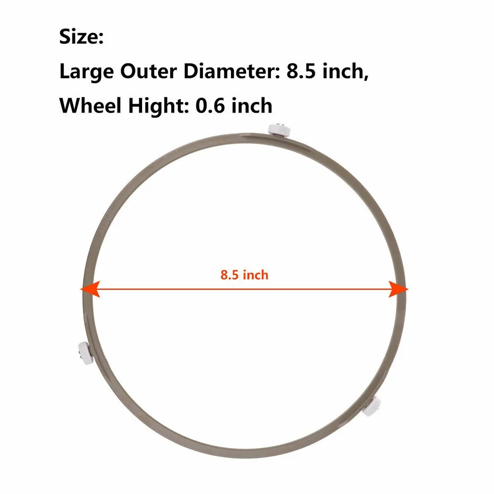 

1Pc Microwave Oven Glass Turntable Bracket Base Tray Replacement Rotating Ring Support High Temperature Decay Resistance