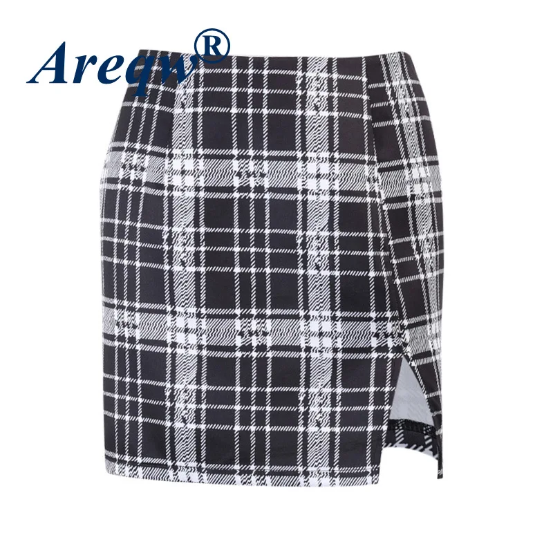 

Spring and Summer 2021 Package Hip Skirt Short Skirt Half-length Stitching A-line Solid Color Split Solid Color Casual