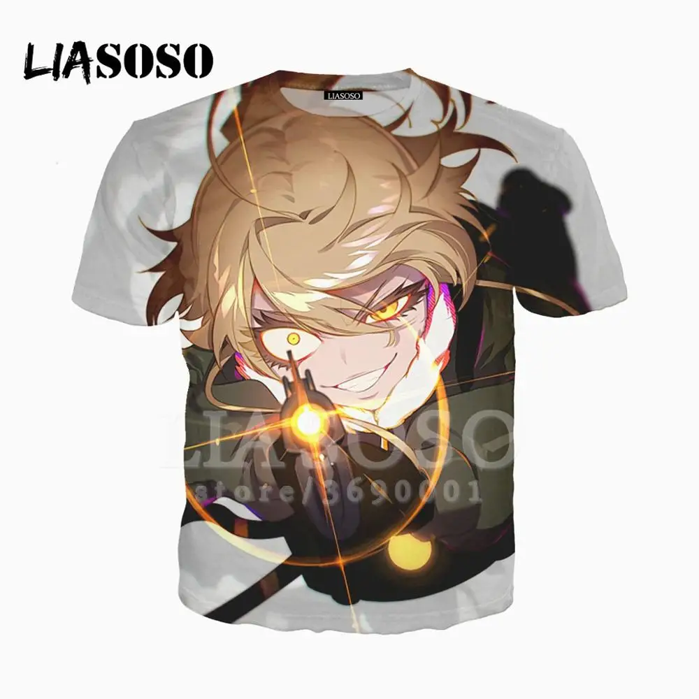 LIASOSO 3D принт для женщин мужчин война аниме Youjo Senki Таня дегуречафф каваи девочек