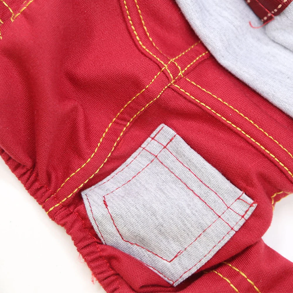 Комбинезон на лямках с изображением медведя щенка котенка одежда ковш