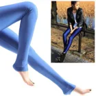 Женские эластичные брюки укороченные похудения флуоресцентные разноцветные конфеты тонкие леггинсы весна 2021 длинные штаны для женщин брюки женские