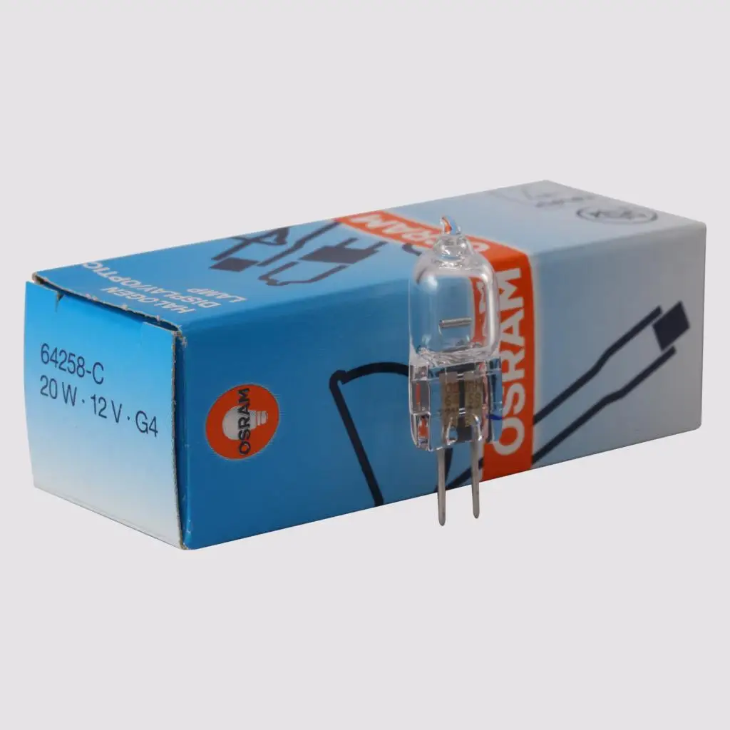 

Для OSRAM 64258-C 12V20W G4 с ультрафиолетовым биохимическим анализатором, галогенная Вольфрамовая Лампа