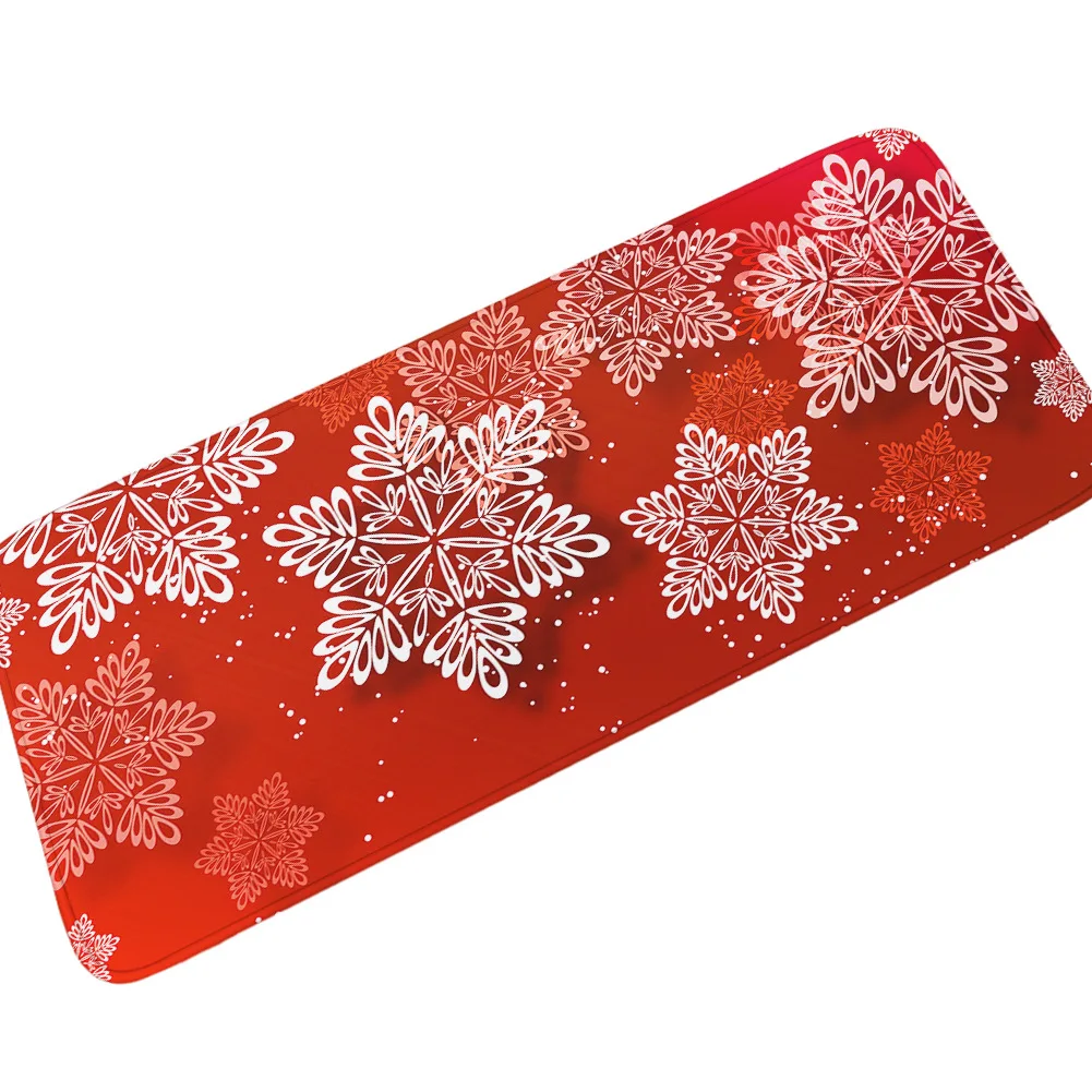 Рождественский длинный кухонный ковер Zeegle новогодний для украшения комнаты
