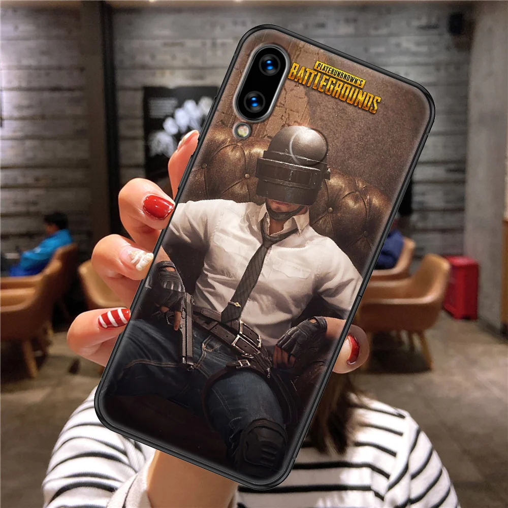 Чехол для телефона с игрой PUBG Huawei Honor 6 7 8 9 10 10i 20 A C X Lite Pro Play черный роскошный