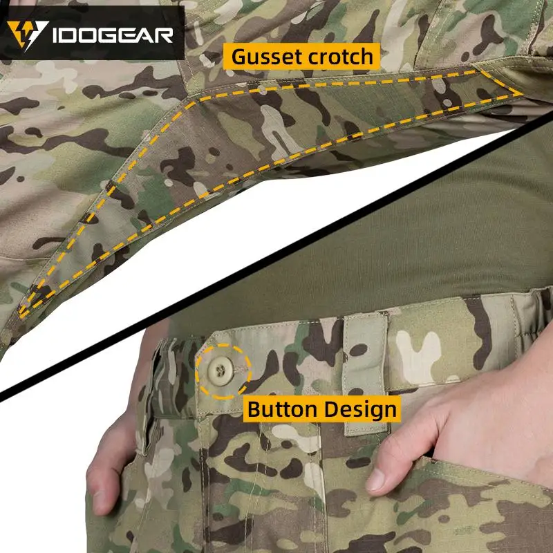 Pаспродажа IDOGEAR тактические мужские шорты, камуфляжные шорты-карго, спортивные камуфляжные уличные мужские городские военные брюки, охотничьи функцио...