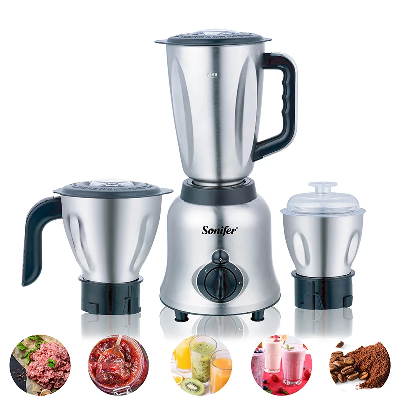 

Stationary Vacuum Blender 3 in 1 Mixer Meat Grinder Juicer Kitchen Food Mixer Baby Food Maker Stainless Steel Grinder Sonifer