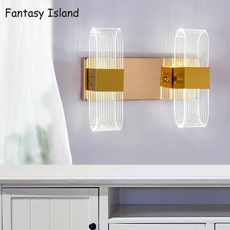 Современный светодиодный настенный светильник с Крытый Настенный декор