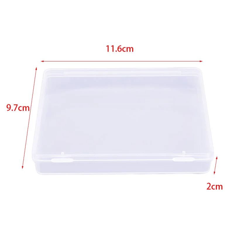 

Transparent Plastic Boxes Playing Cards Container PP Storage Case Packing Poker Game Card Box For Pokers 11.6cm X 9.7cm X 2cm