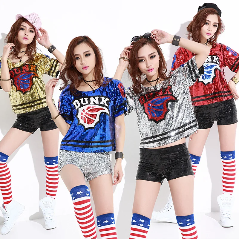 Женский костюм для танцев в ночном клубе Ds танцевальный стиле хип-хоп топ с