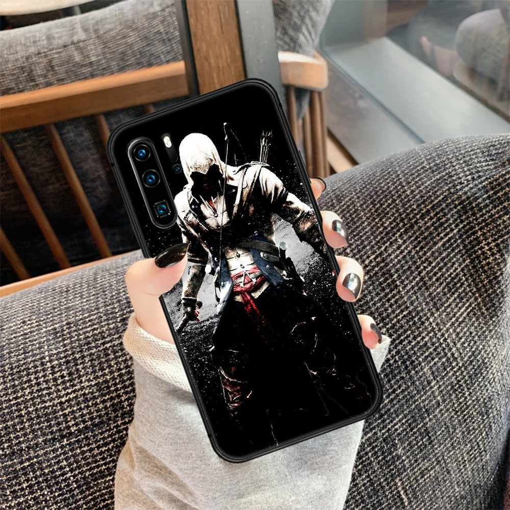 

Assassin's Creed Phone Case For Huawei P Mate 10 20 30 40 Lite Pro smart Z 2019 nova 5t black Shell Painting Hoesjes Fashion