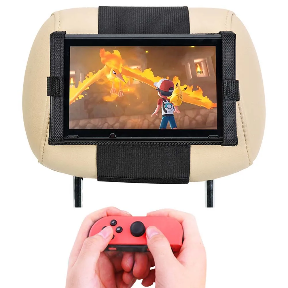 Playstand автомобильный держатель подголовника с Жесткий чехол для nintendo Switch-черный |