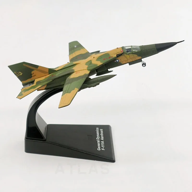 

1/144 WWII ATLAS For F111 Fighter Diecast Metal Military F-111A Plane Aircraft Airplane Model Toy for Collections