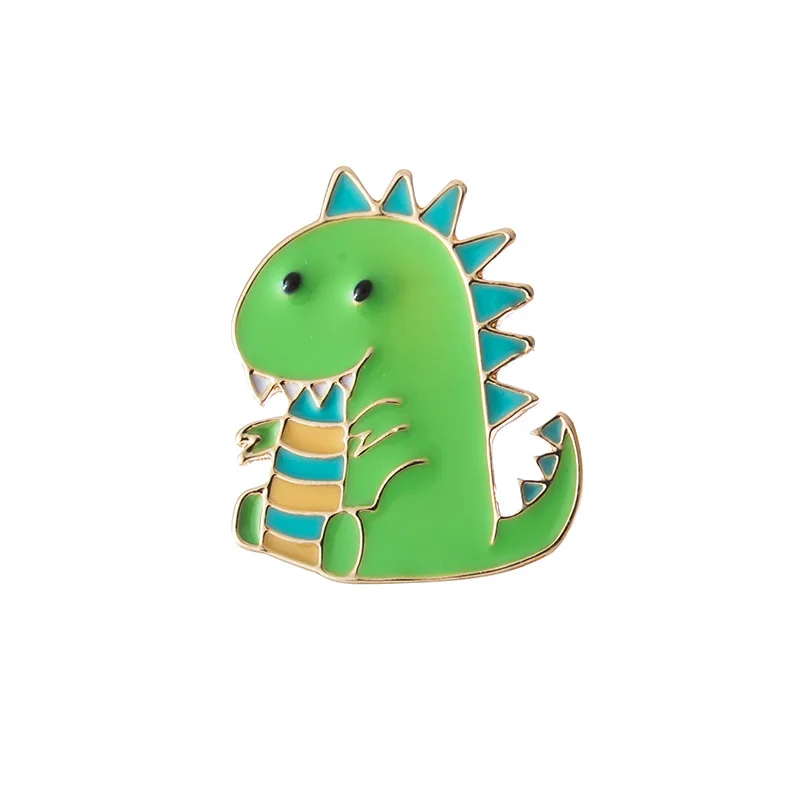 

Cute Cartoon Eggshell Dinosaur Brooches Bag Accessories Creative Animal Pins Jewelry Enamel Pin Backpack gift for man/woman