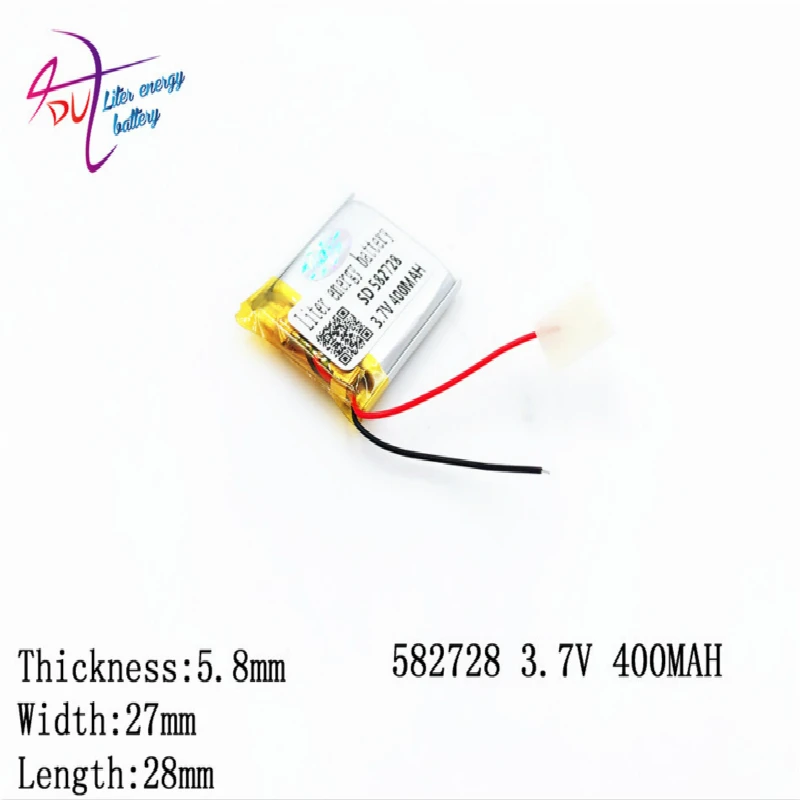 582728 602530 583030 литровая энергия 3 7 v перезаряжаемая литий полимерная батарея 400mah Mp3/4