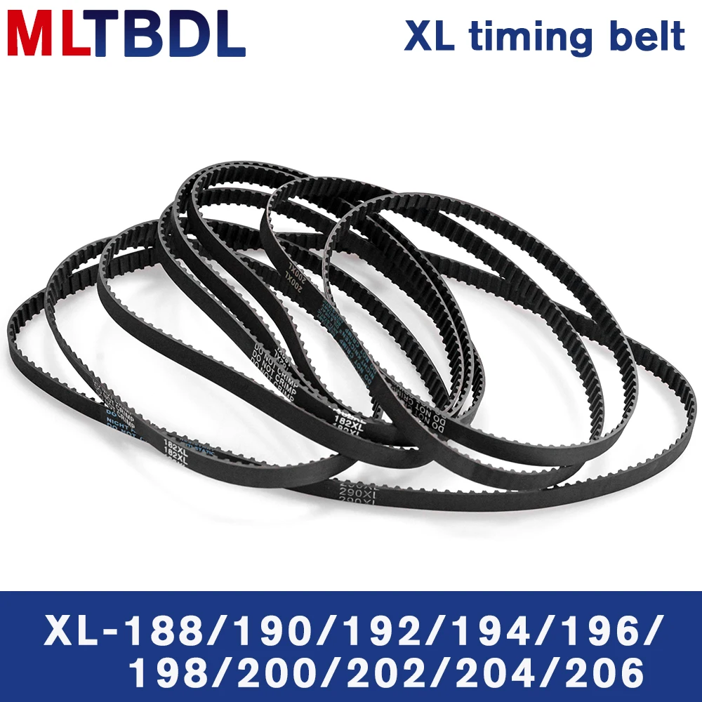 Ремень ГРМ с замкнутой петлей зубчатый трансмиссия ремень 188/190/192/194/196/198/200/202/206XL