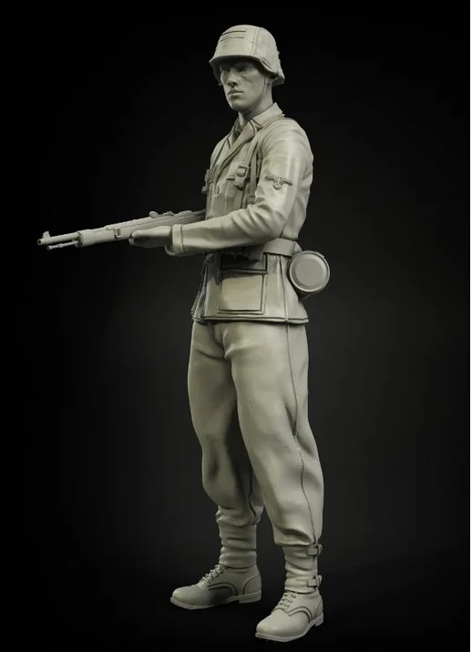 1/35 смоляные фигурки модельные наборы военные неокрашенные 666-1