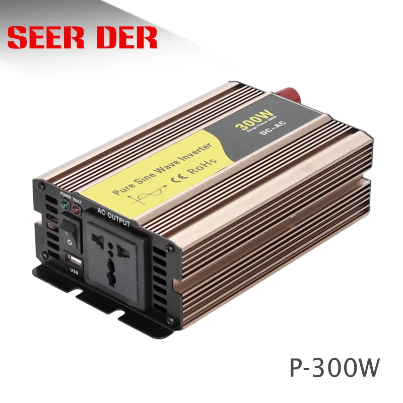 

solar power 110v/220v 300w 12v 24v pure sine wave inverter