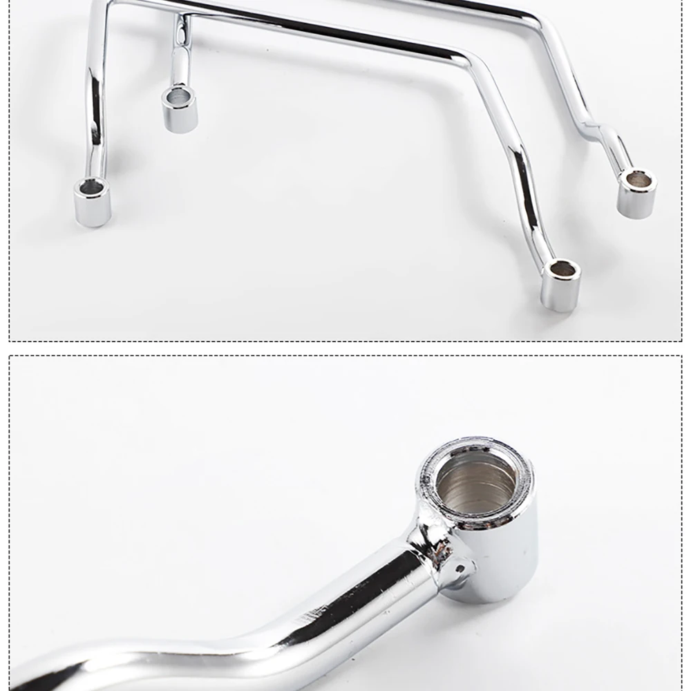 

19cm Motorcycle Saddle Bag Support Bar Luggage Guard Bracket Rail Holder Chopper Bar Bracket for Honda ktm Kawasaki Yamaha