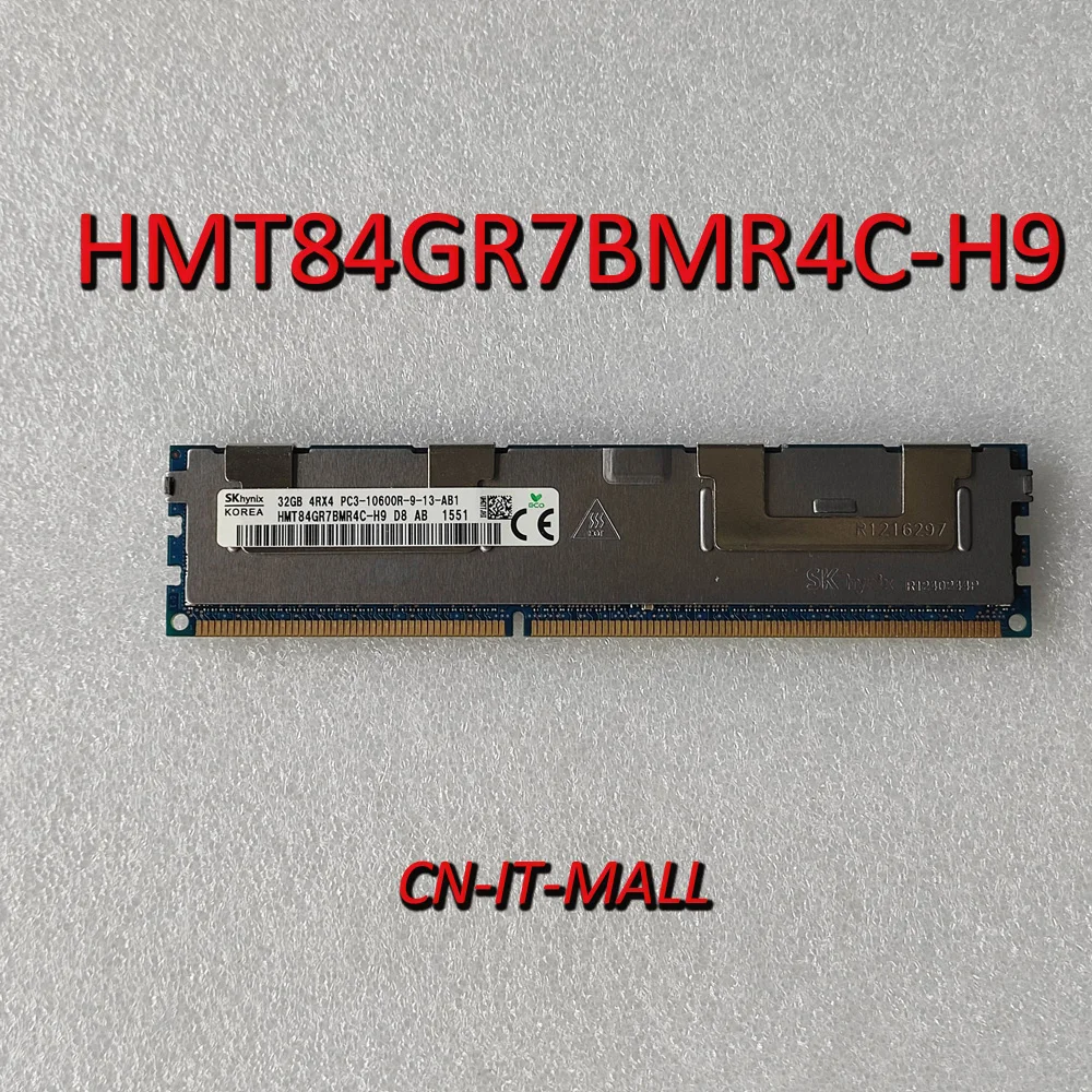

HMT84GR7BMR4C-H9 32G DDR3 1333 ECC PC3-10600R Ram 32GB Memory