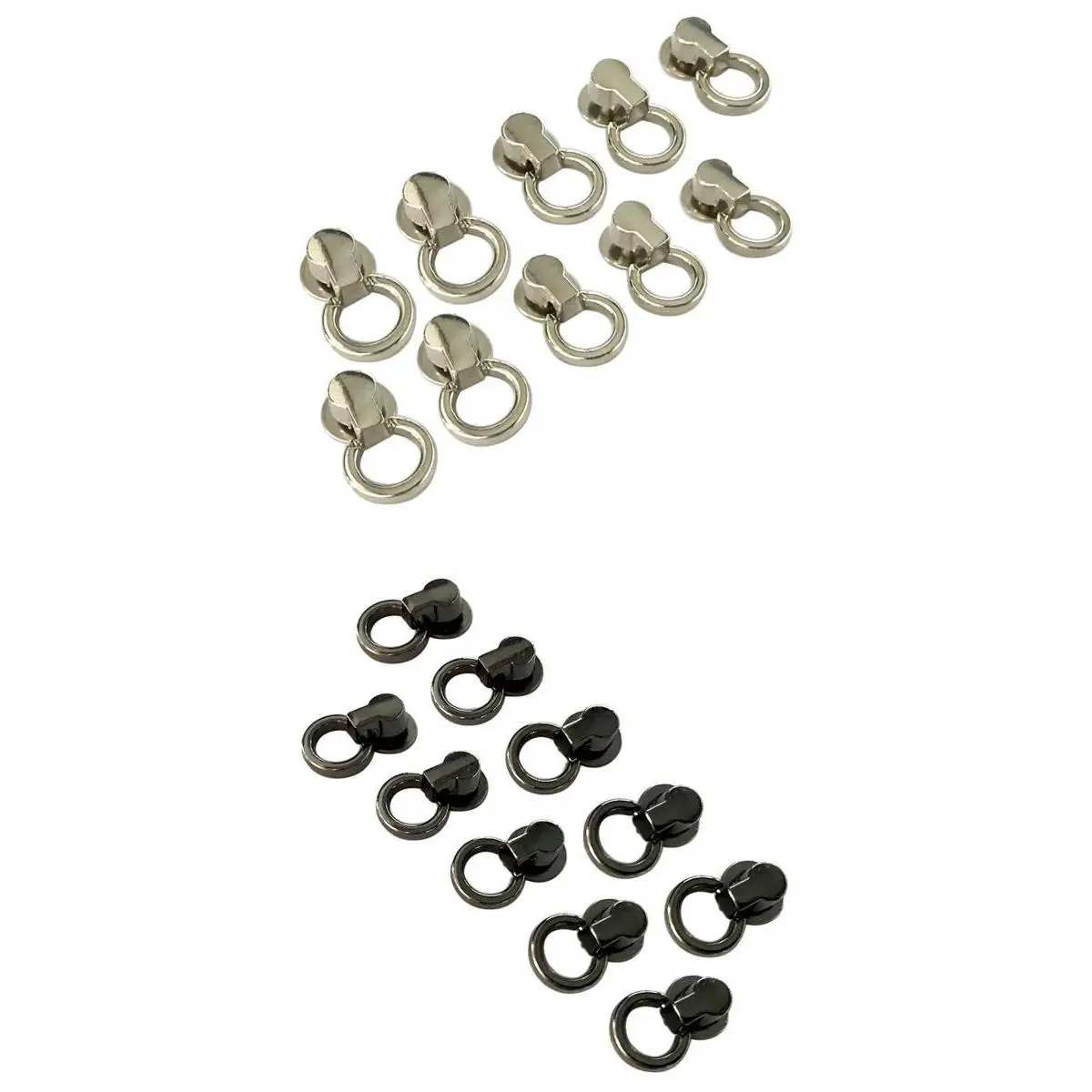 Круглые шпильки с винтовой застежкой металлические заклепки задней частью