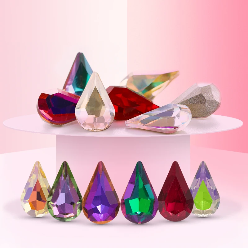 Каплевидные художественные изделия стразы украшения для одежды своими руками