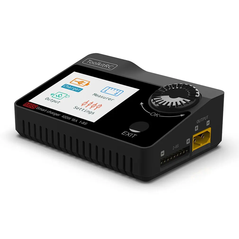 

ToolkitRC M8S 400W 18A 2,4 на тонкопленочных транзисторах на тонкоплёночных транзисторах дюйма Цвет ЖК-дисплей Экран баланс Зарядное устройство Dis Зар...