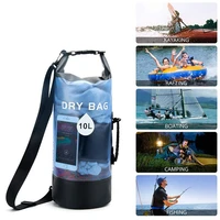 10l 20l waterproof swimming dry bag camping travel beach bag for men and women outdoor rafting kayaking swimming backpack xa788y