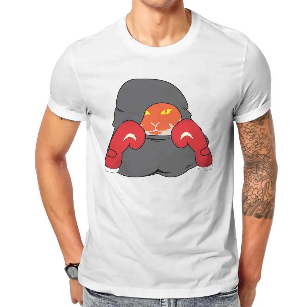 

Крутые боксерские принты новейшие футболки боксерская кошка Смешные драки животные мужские стильные тканевые Топы Футболка с круглым выре...