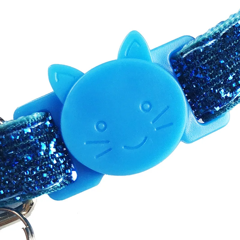 Модный ошейник BlingBling для кошек с колокольчиком домашних питомцев щенков