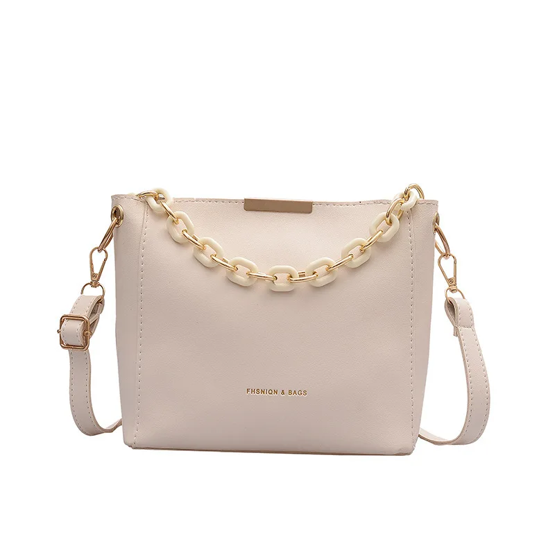 

Textured small crowd bag new large capacity slung bucket bag ins foreign style portable satchel bag