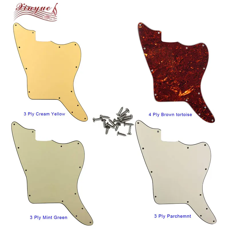 Xinyue Great Qulitity For Blank With Fixed 13 Screw Holes US Jazzmaster Guitar Pickguard Scratch Plate Replacement