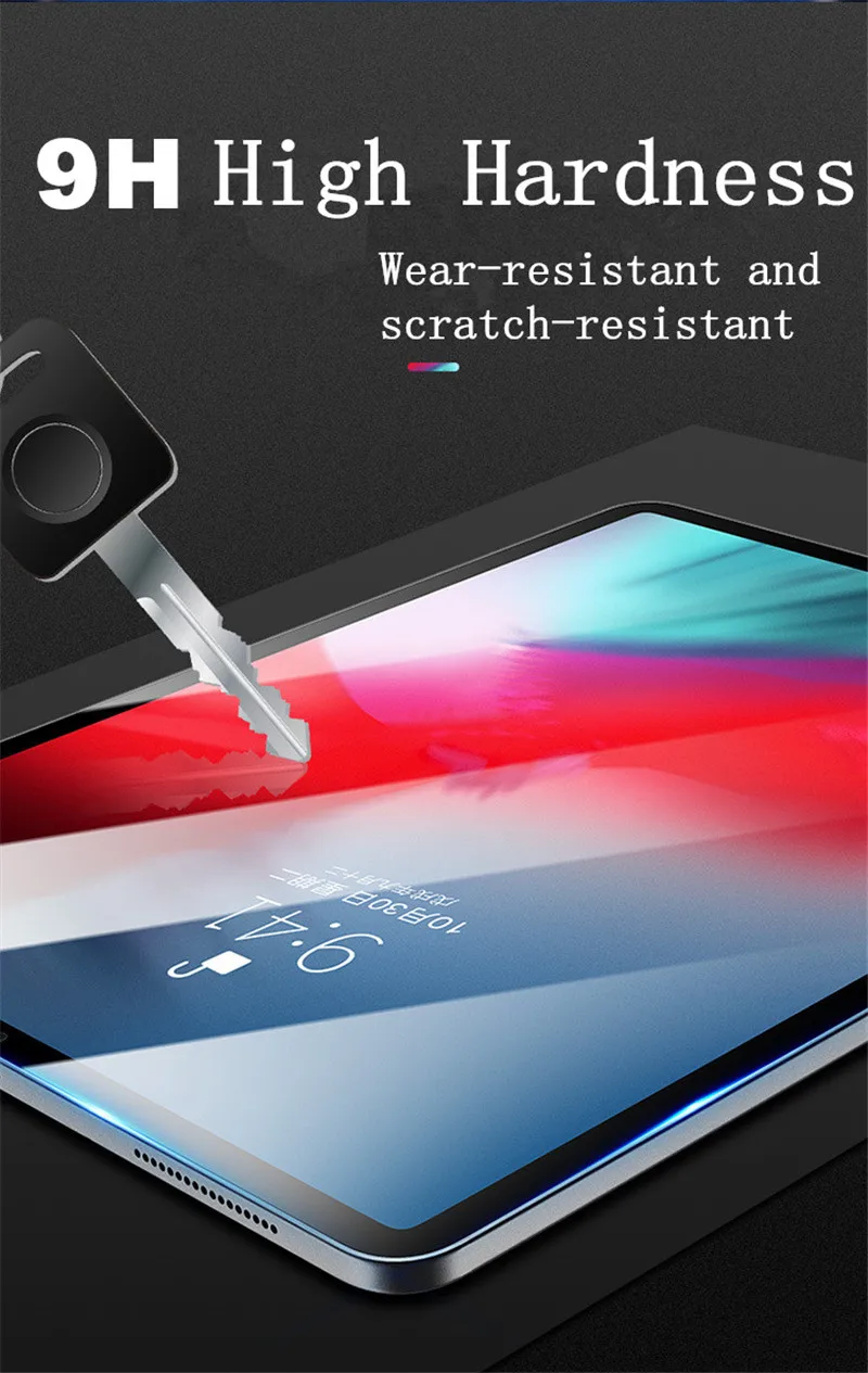 Закаленное стекло для iPad 10 2 9 7 10. 5 11 New 8 6 Air 4 3 Mini Защитное 2020 2019 защита экрана |