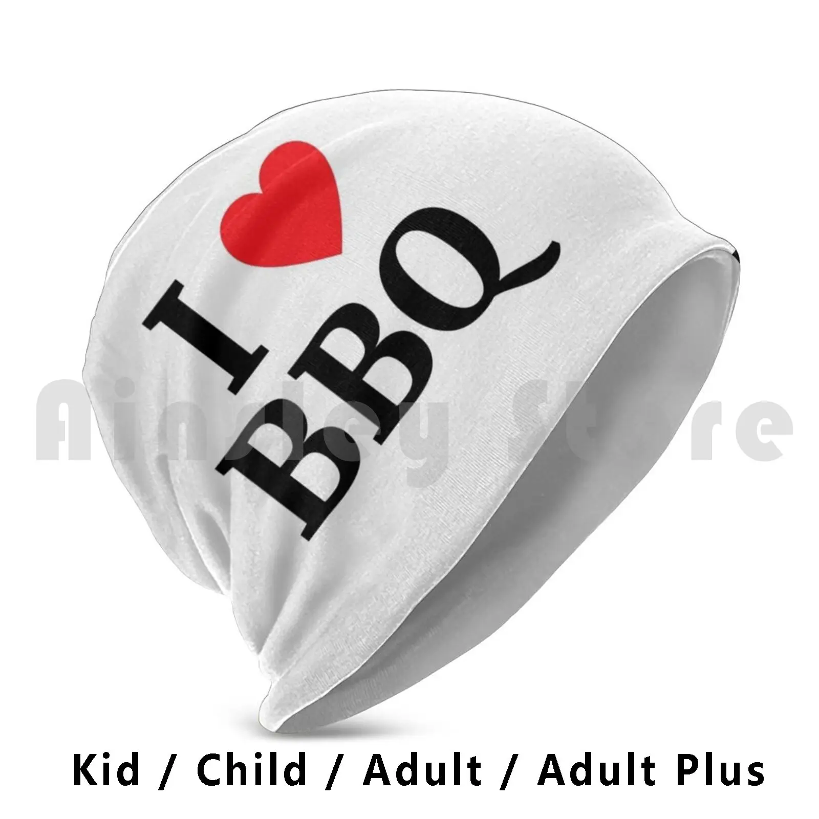 I Love шапочки для барбекю в форме сердца пуловер шапка Удобная гриля приготовления
