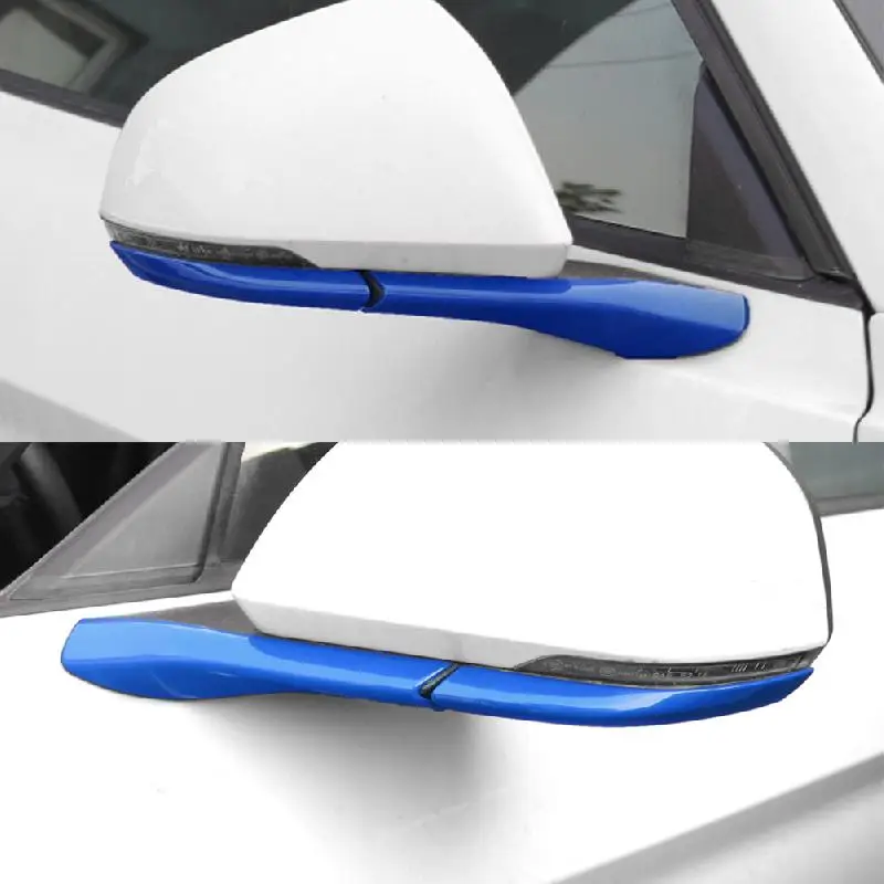 4 шт. ABS углеродное волокно зеркало заднего вида накладка наклейки украшения для