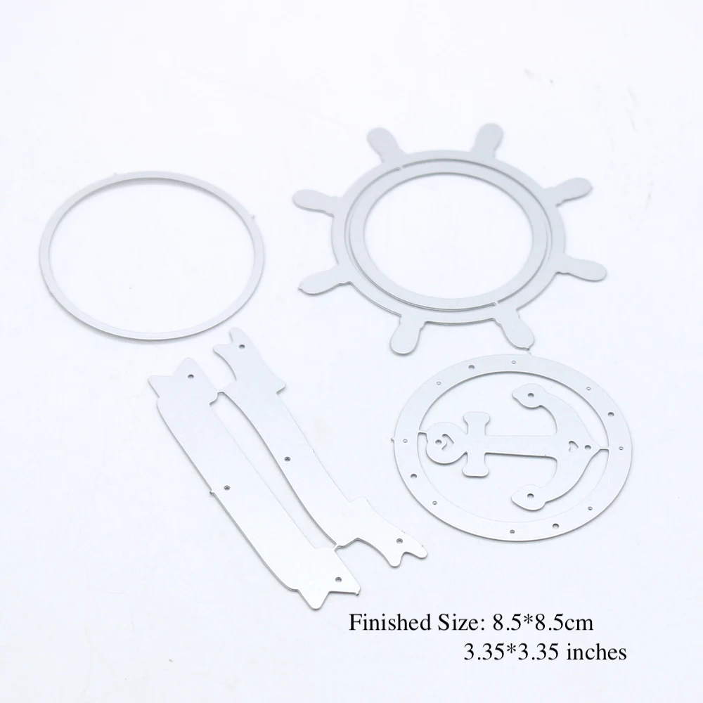 

ZFPARTY Boat Rudder Shaker Metal Cutting Dies Scrapbook Paper Craft Decoration dies scrapbooking