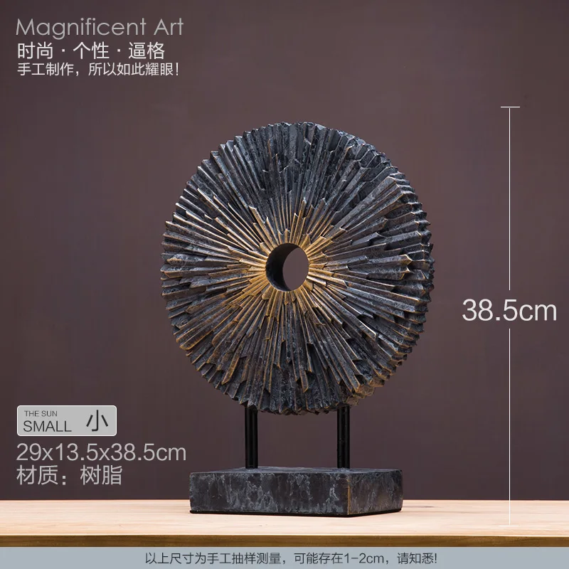 

Desk Craft Resin Figurine Modern Art Creative Luxury Wine Cabinet Figurine Office Accessories Decoracion Home Decor DF50XBJ