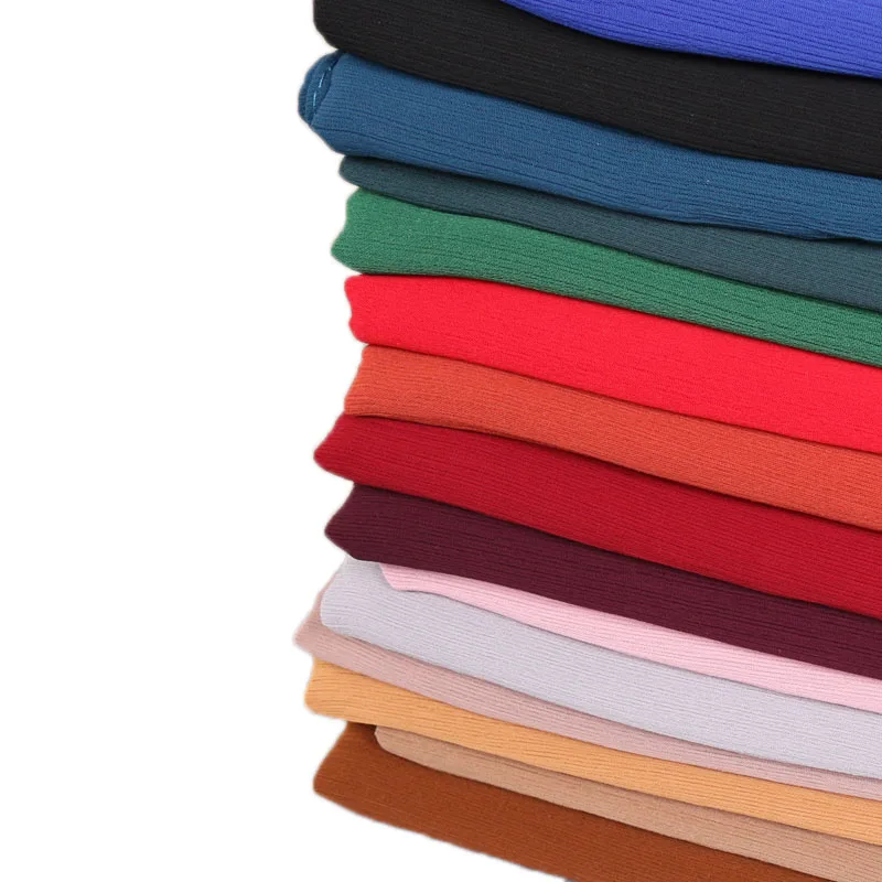 Модный женский простой креп шифоновый шарф/шарфы исламский мусульманский