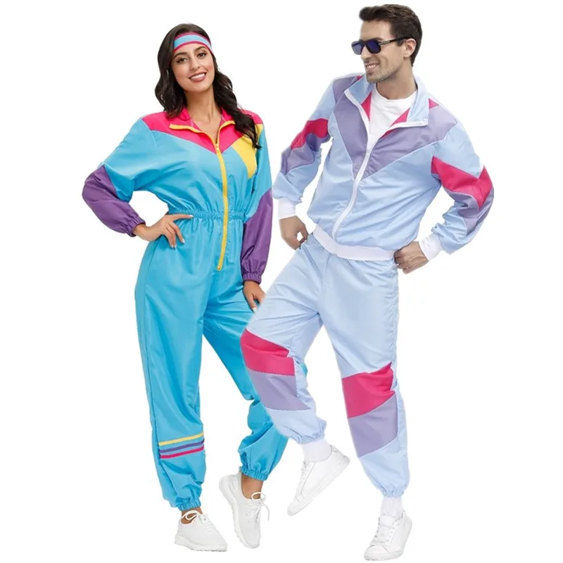Винтажный костюм для косплея взрослых и пар в стиле 60-х 70х годов дискотеки на